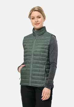 Жилет PILVI Jack Wolfskin, цвет hedge green
