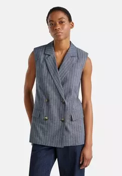 Жилет PINSTRIPED United Colors of Benetton, серый