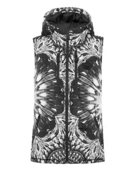 Жилет Plein Sport Vest Optical Flower, черный
