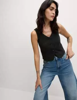 Жилет по индивидуальному заказу Marks & Spencer, черный