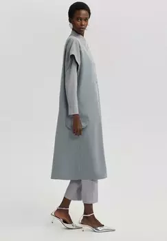 Жилет POCKET DETAILED LONG Touch Priv, черный металлик