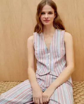 Жилет полосатый женский Green Coast, синий