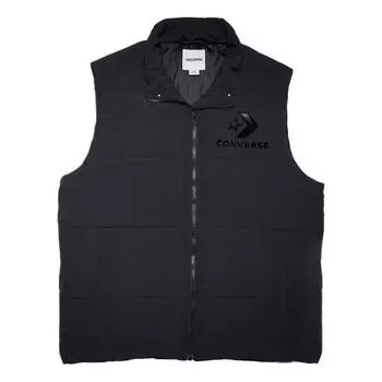 Жилет poly fill vest 'black' Converse, черный