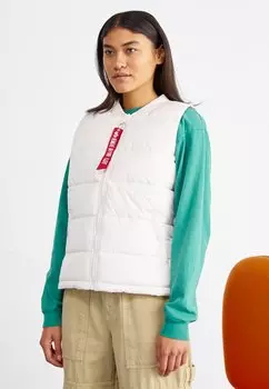 Жилет PUFFER Alpha Industries, кремовый