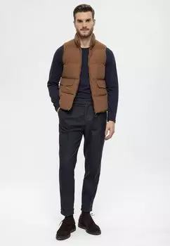 Жилет PUFFER Antioch, коричневый