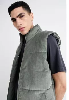 Жилет PUFFER VEST Hollister Co., зеленый