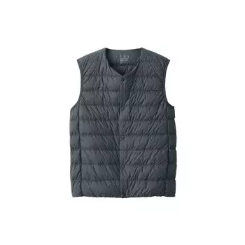 Жилет-пуховик Muji мужской, зеленый