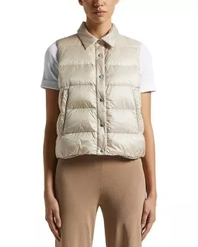 Жилет-пуховик Peserico, коричневый/бежевый