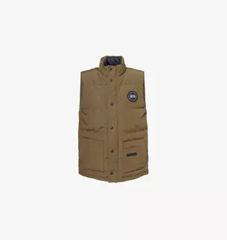 Жилет-Пуховик с фирменной эмблемой Freestyle Canada Goose, зеленый