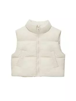 Жилет Pull&Bear, экрю