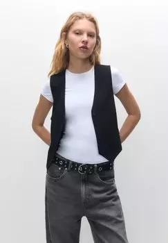 Жилет PULL&BEAR, черный