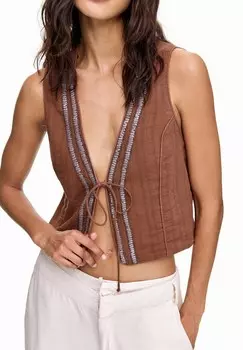 Жилет PULL&BEAR, оранжевый