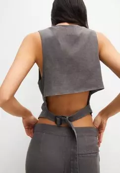 Жилет PULL&BEAR, серый