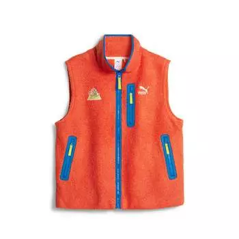 Жилет PUMA Men's The NeverWorn II Sherpa, цвет fall foliage