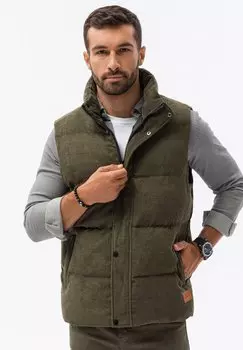 Жилет QUILTED Ombre, цвет olive