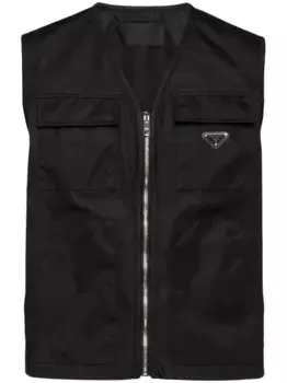 Жилет Re-Nylon Prada, черный