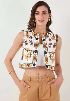 Жилет REGULAR FIT LELA, белый