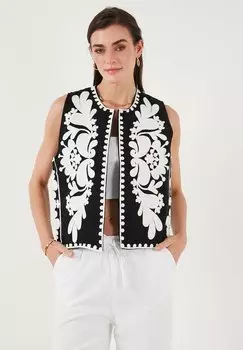 Жилет REGULAR FIT LELA, черный