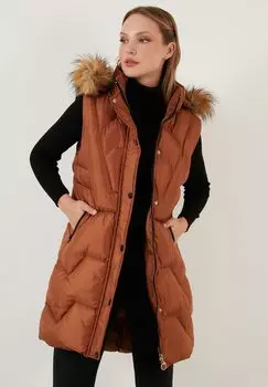 Жилет REGULAR FIT LELA, цвет caramel