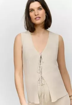 Жилет REGULAR FIT - MATERNITY FRONT Next, бежевый