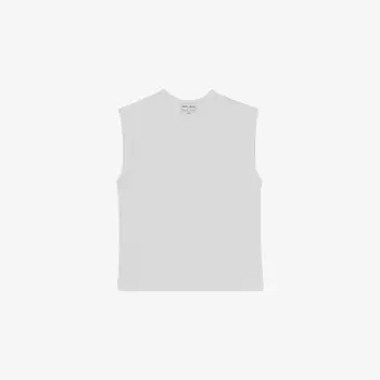 Жилет Reiss x les 100 ciels Dylan оверсайз из хлопкового джерси, белый