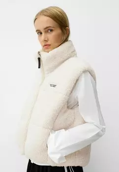 Жилет REVERSIBLE Bershka, белый