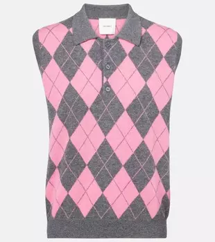 Жилет Riana из кашемира Lisa Yang, Sakura Pink/Graphite