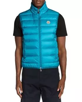 Жилет Rocoque на молнии Moncler, синий