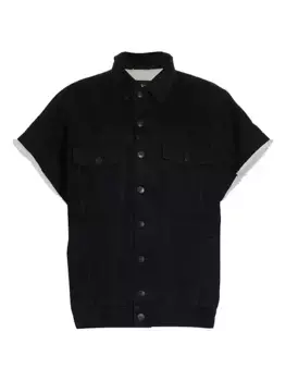 Жилет Rosie из джинсовой ткани и искусственной овчины 3X1, цвет solid noir