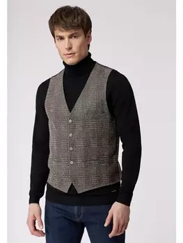 Жилет Roy Robson Anzugweste Im Slim Fit, коричневый