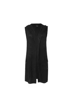 Жилет-рубашка frapp, черный