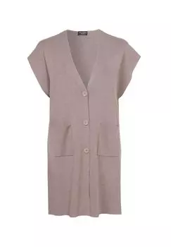 Жилет-рубашка Неподвластный времени жилет-рубашка простого дизайна Via Appia -Due-, цвет Toffee Melange