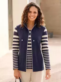 Жилет-рубашка в стиле casual Casual Looks, цвет морской волны