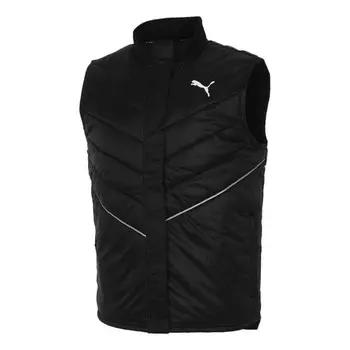 Жилет run elevated padded down jacket 'black' Puma, черный