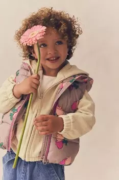 Жилет с абстрактным принтом Next, мультиколор