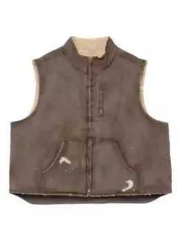 Жилет с бахромой KAMIYA, серый