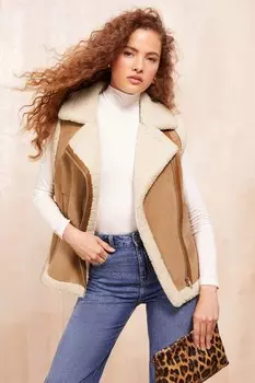 Жилет с бондом Friends Like These, коричневый