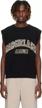 Жилет с черно-белыми вставками MM6 Maison Margiela