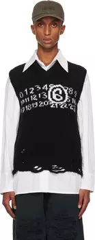 Жилет с цифрами MM6 Maison Margiela