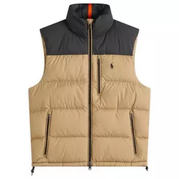 Жилет с капюшоном El Polo Ralph Lauren, черный