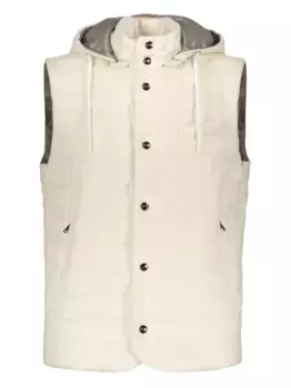 Жилет с капюшоном Herno, белый