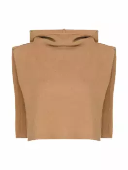 Жилет с капюшоном TOTEME, бежевый