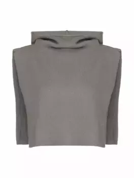 Жилет с капюшоном TOTEME, серый