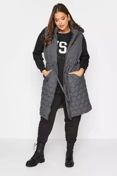 Жилет с капюшоном Yours, серый