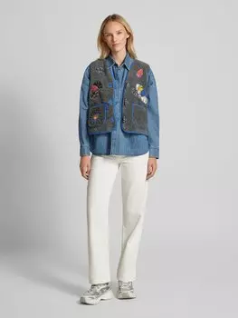 Жилет с карманами модель «Хьюго» LOLLYS LAUNDRY, антрацит