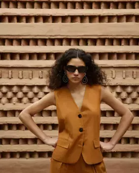 Жилет с карманом-клапаном Sfera, оранжевый