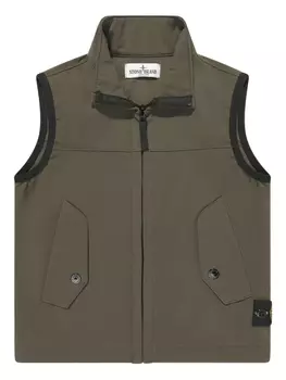 Жилет с компасом Stone Island Junior, зеленый
