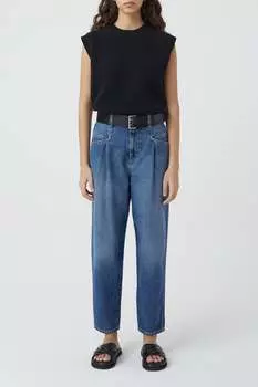 ЖИЛЕТ С КРУГЛЫМ ВЫРЕЗОМ CLOSED, черный