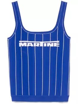 Жилет с логотипом Martine Rose, синий
