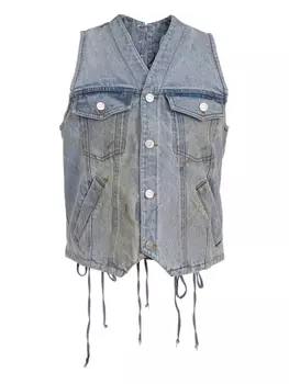 Жилет с логотипом Natasha Zinko, синий